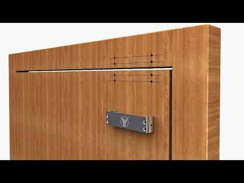 YLI Electronic | Surface Mount Intelligent Electric Bolt for Double Door | 1000kg Holding Force