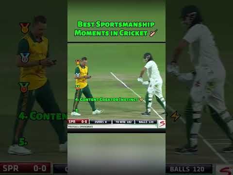 Cricket's Best Gentleman Moments You'll Never Forget 🎩  #cricket #t20worldcup #viratkohli