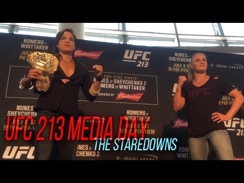 UFC 213 Staredowns Media Day l Nunes vs. Shevchenko
