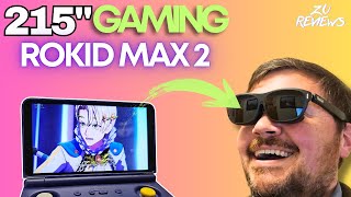 Gaming on a 215" Screen with Rokid Max 2 Glasses!