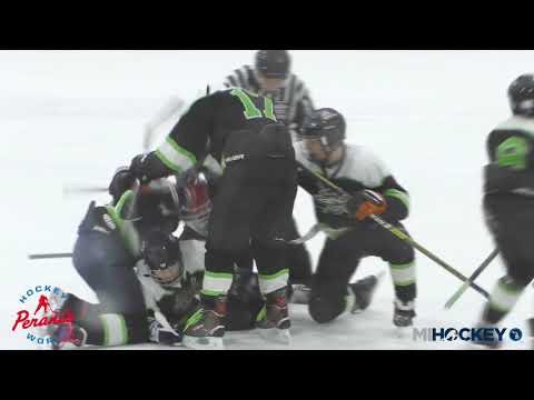 2019 MAHA Bantam B state championship - TAYHA French Trucking vs  Cadillac Vikings