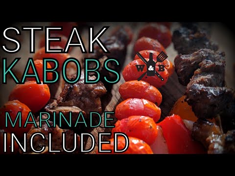 Marinated Steak Kabobs On The Grill - Whisky And BBQ