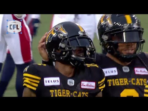 incredible speed and agility on display by WR Banks | CFL 2019 - week 3