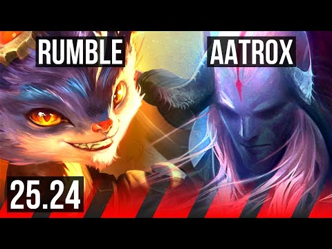 RUMBLE vs AATROX (TOP) | NA Master | 25.24