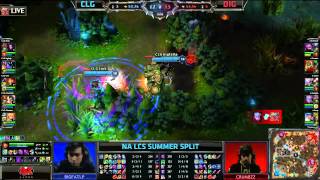 Counter Logic Gaming (CLG) vs Team Dignitas (DIG) || NA LCS Summer 2013 W1D2 || Full Game HD