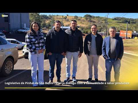 Legislativo de Pinhal de São Bento reforça diálogo com a comunidade e setor produtivo