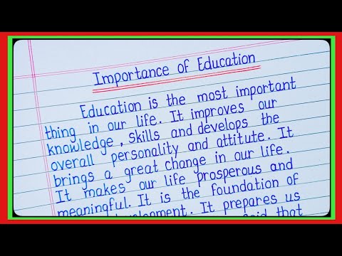 Essay on Importance of Education/Importance of Education Essay/Essay importance of education english