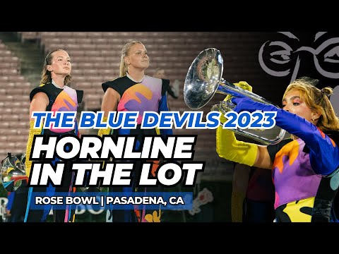 The Blue Devils 2023 Hornline | In the Lot | Rose Bowl