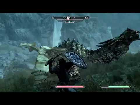 Dragon's Fus Ro Dah Vs Dragonborn's Fus Ro Dah