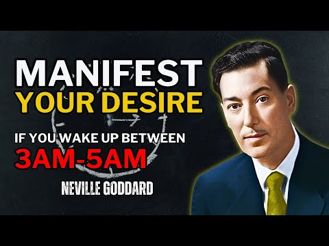 Manifest Your Desires: 5 Powerful Steps Between 3 AM & 5 AM! - Neville Goddard Motivation
