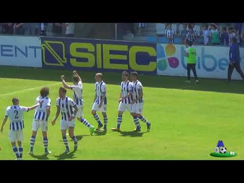 Resumen del R.S.Gimnástica 4 - Mallorca "b" 1. Ida de la elim. directa de ascenso a 2ª "b".