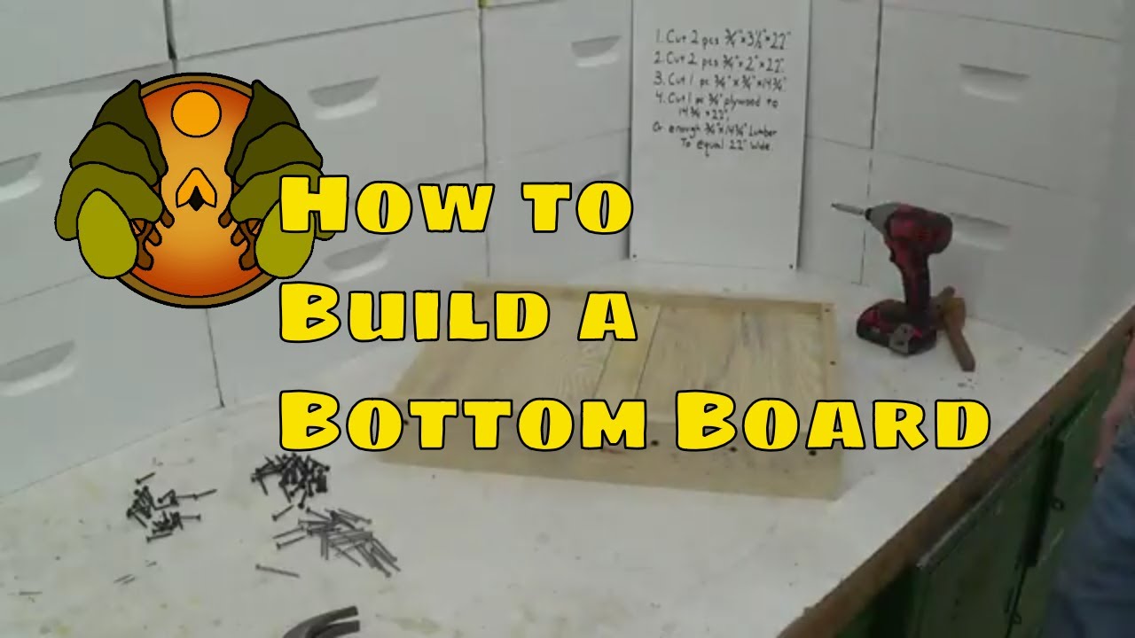 How to Build Bottom Boards for a Beehives.