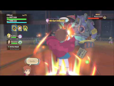 Ni No Kuni Wrath of the White Witch - Boss 25 Porco Loco