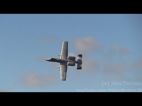 Warren Grove Air to Ground Range - 11-16-2022 - A-10 Day & Night Strafe