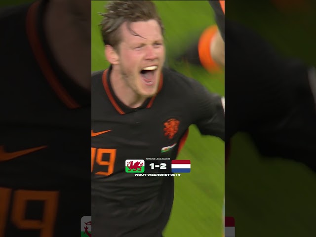 That Wout Weghorst goal in Cardiff!  🤩 #NothingLikeOranje #NationsLeague