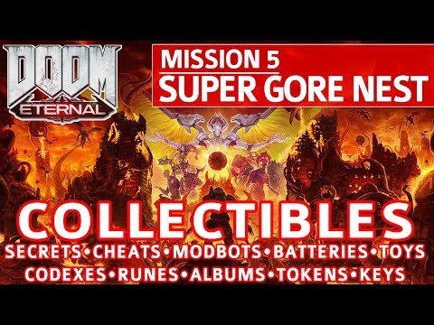 Doom Eternal - Super Gore Nest All Collectible Locations (Secrets, Collectibles, Cheats, Upgrades)