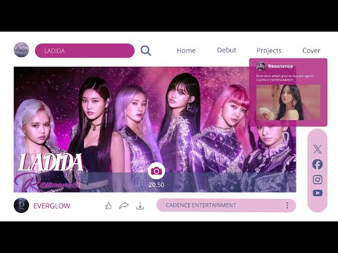 𝐃𝐄𝐁𝐔𝐓 𝓡esonance | 𝗟𝗔𝗗𝗜𝗗𝗔 - (Everglow) | 【© 𝟮𝟬𝟮𝟱 𝗖𝗔𝗗𝗘𝗡𝗖𝗘 𝗘𝗡𝗧𝗘𝗥𝗧𝗔𝗜𝗡𝗠𝗘𝗡𝗧】