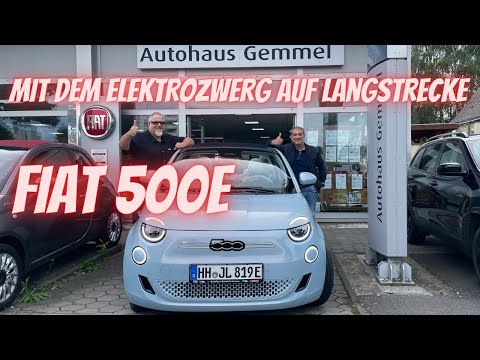 Anfänger mit Fiat 500 Elektro auf 650Km Langstrecke! Klappt das?