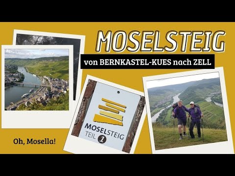 Wandern auf dem Moselsteig | Bernkastel Kues - Zell | WE LOVE MOSEL | Schöne Trails | Hilfe Gewitter
