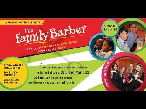Anthony Freud, Sir Andrew Davis, and Renée Fleming discuss Lyric Unlimited's THE FAMILY BARBER