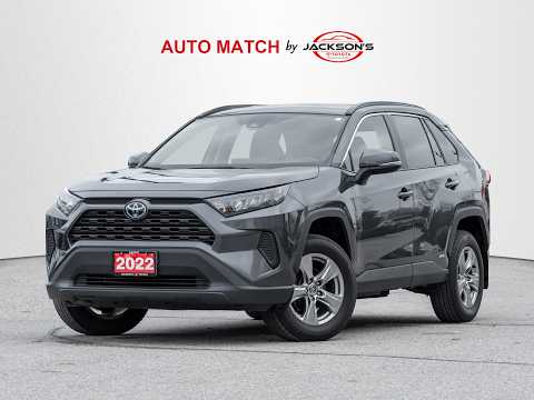 2022 Toyota RAV4 Hybrid LE AWD in Gray for sale at Jackson's Toyota in Barrie, ON