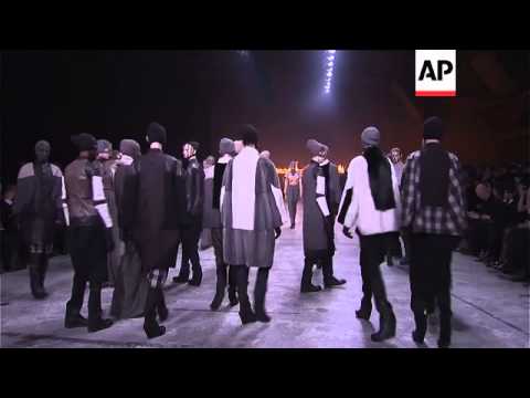 NEW Fire and black are main themes behind Rick Owens' latest collection