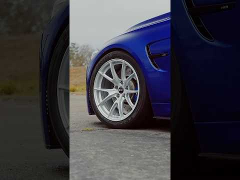 F80 M3 on Apex VS-5 Flow-Formed Wheels in Race Silver