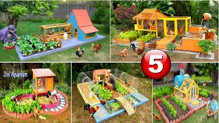 Transform small garden with 5 multifunctional chicken coops