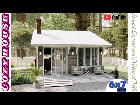 Wunderschönes (42 m²) Minihaus mit 2 Schlafzimmern und funktionalem Raum!