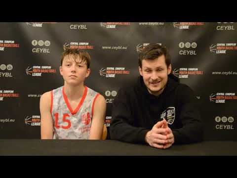 CEYBL U15 - Press conference, 14.10.2023, BA Young Diamonds - SKM Zastal Zielona Góra