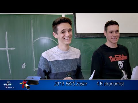 2019 EBTŠ Zadar - Predstavljanje 4.B - Maturalna Zabava