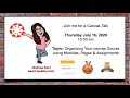 Getting Started with CANVAS LMS Live