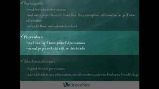 GroveSite YouTube Video