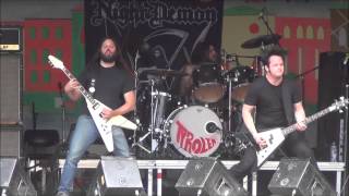 Night Demon - Ritual &amp; Road Racin&#39; (Riot) Live @ Muskelrock 2014