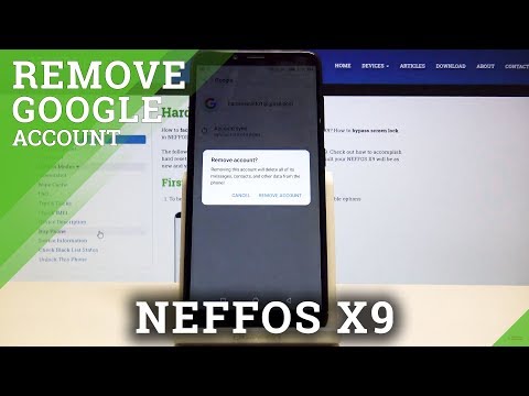 How to Remove Google Account in Neffos X9 - Add Google User