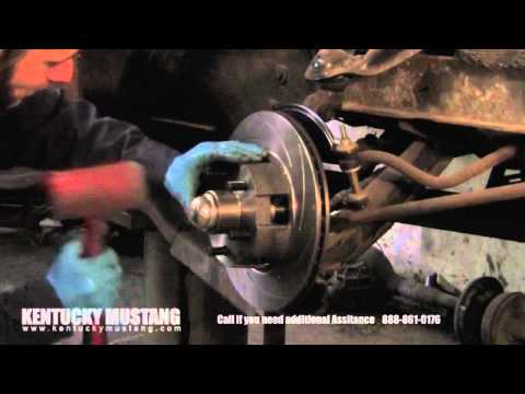 Drum to Disc Brake Conversion from Kentucky Mustang