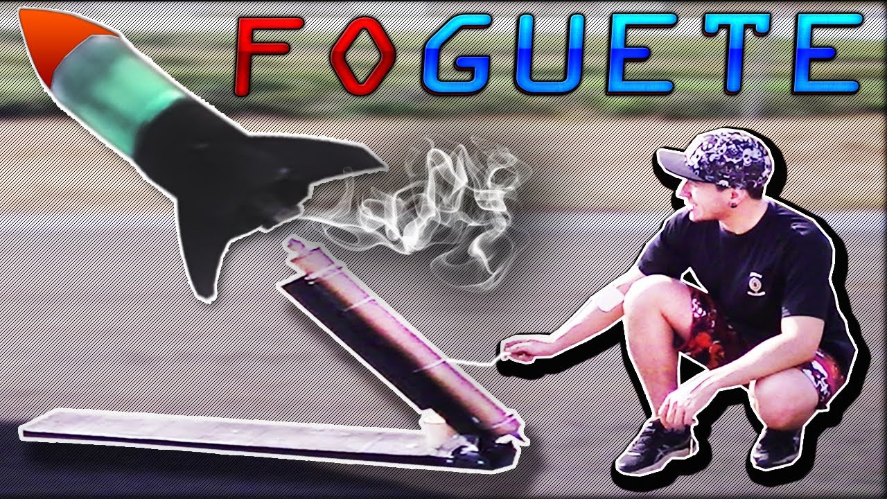 Como Fazer # Foguete de Garrafa PET ( 100 Km/h 150 metros )