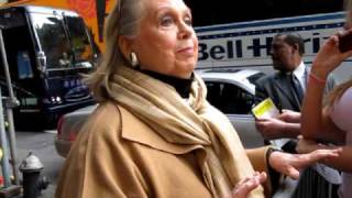 Barbara Cook sings at the Sondheim on Sondheim stage door