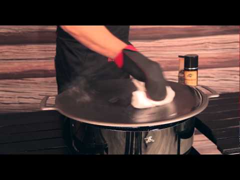 Taking into use and seasoning the Muurikka Pan