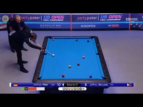 Joshua Filler vs Jeffrey De Luna SEMIFINAL 2019 US Open 9-Ball Championship