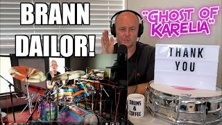Drum Teacher Reacts | BRANN DAILOR - Meinl Cymbals - &quot;Ghost of Karelia&#39;&#39; | (2020 Reaction)
