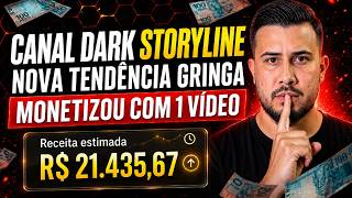 Como Criar um Canal Dark Storyline que Monetiza Rápido e Ganhar Dinheiro com YouTube
