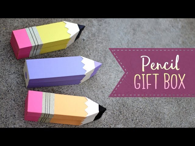 paper pencil gift box tutorial essyjae