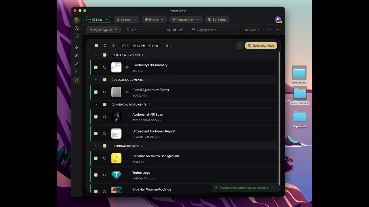 RenameClick demo video