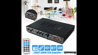 Amply 5.1 Sunbuck 28Bt, bluetooth karaoke công suất 200+200w Liên hệ 0988675247
