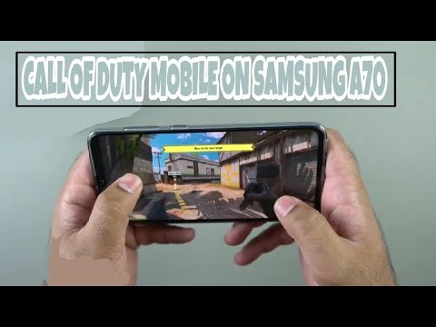 Call Of Duty Mobile Test On Samsung Galaxy A70