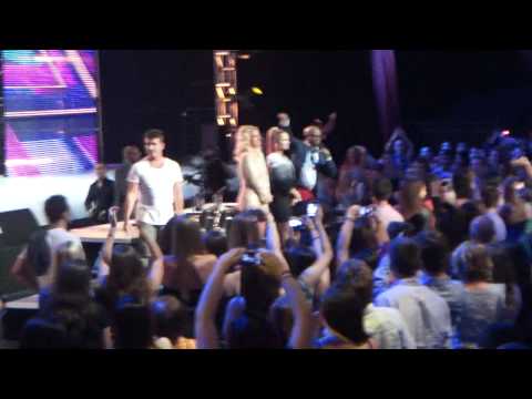 XFactor w/ One Direction intro SF Auditions Intro w/ Simon Cowell, Britney Spears, Demi Lovato