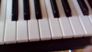 musique tres tres simple piano debutant, techno tres connu; tutorial