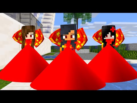 MONSTER SCHOOL : CHICKEN WING MEME FIRE APHMAU AND FRIENDS PRINCESS - MINECRAFT ANIMATION