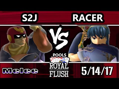 Royal Flush SSBM - Tempo | S2J (Captain Falcon) Vs. Racer (Marth) Smash Melee Tournament